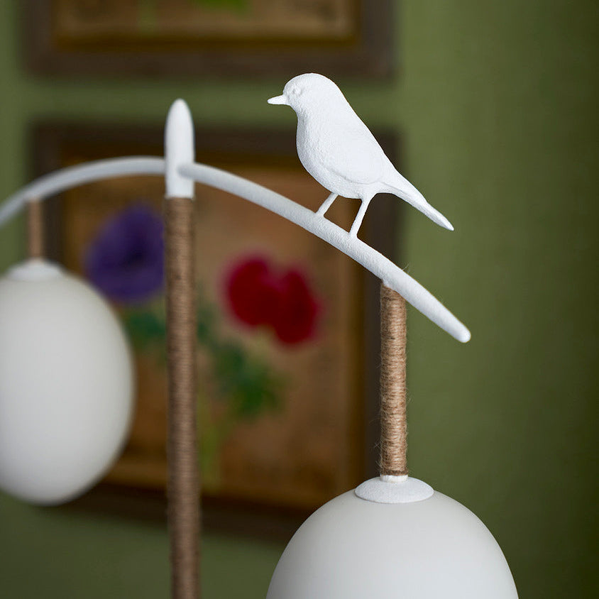 White Sunny Robin Floor Lamp
