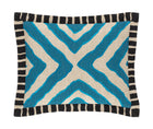 Capsule collection Arrows Turquoise rectangular cushion