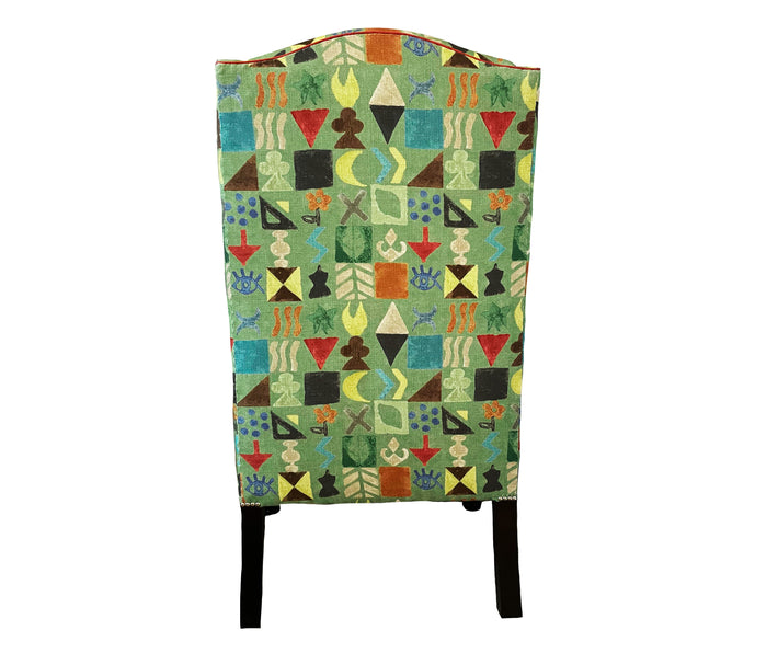 Kit's Wing Chair - Potato Print