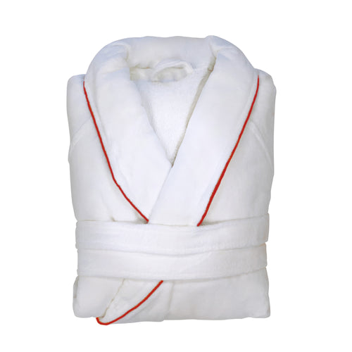 Bathrobe - Red Piping