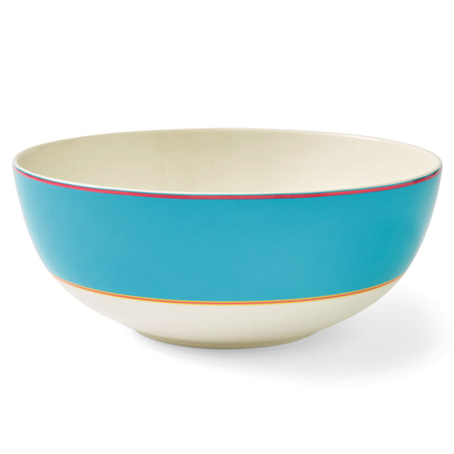 Calypso Turquoise Serving Bowl