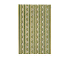 Part of Kit Kemp's new collection, with Annie Selke for spring Button is a Hand-Micro Hooked Wool Rug with a lively loop and stripe design in variegated shades of green. Size: 8x10 Pile Height: 0.5