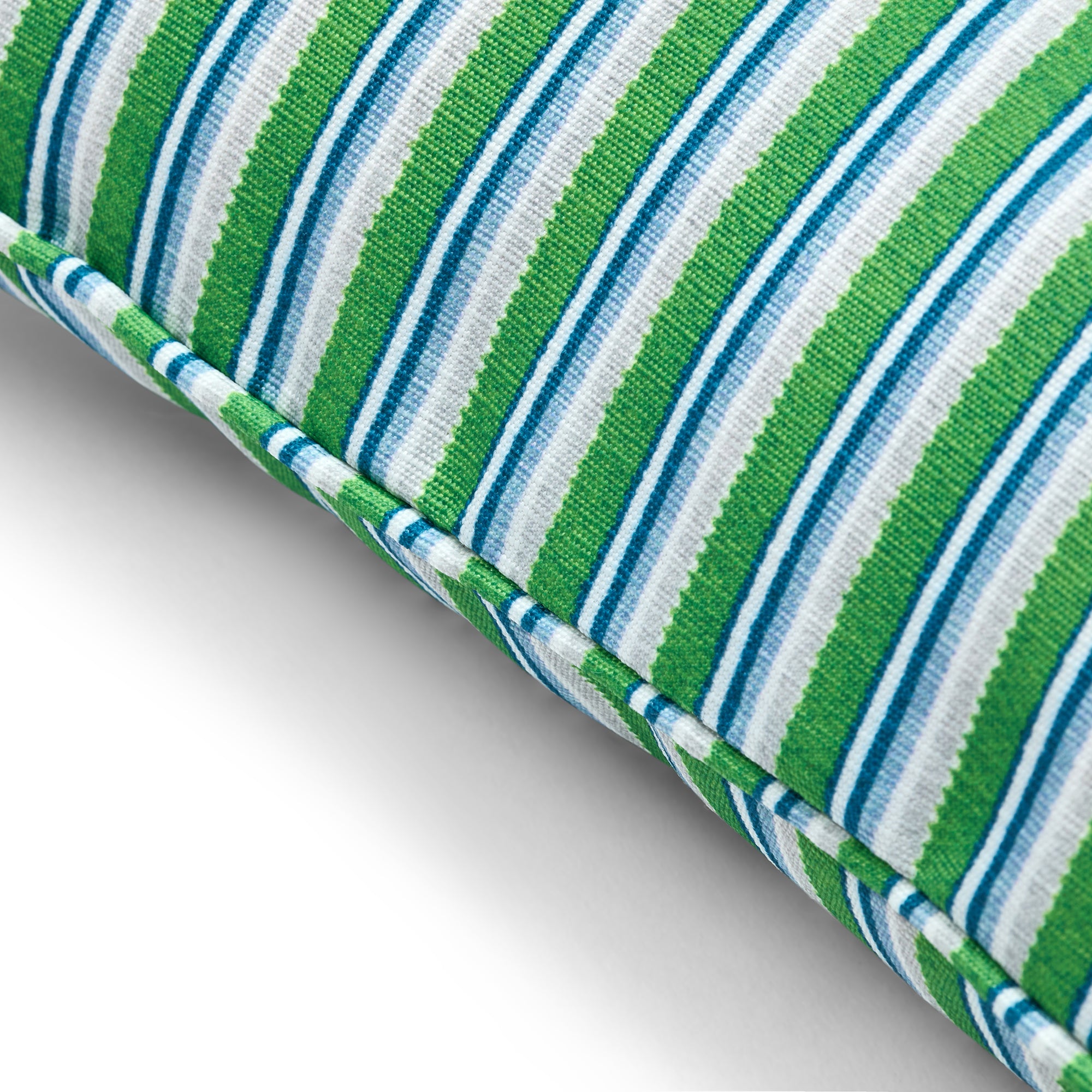 Peace and Love Green Outdoor Cushion
