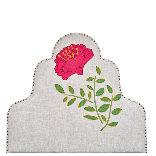 Moonflower Headboard - Carnation