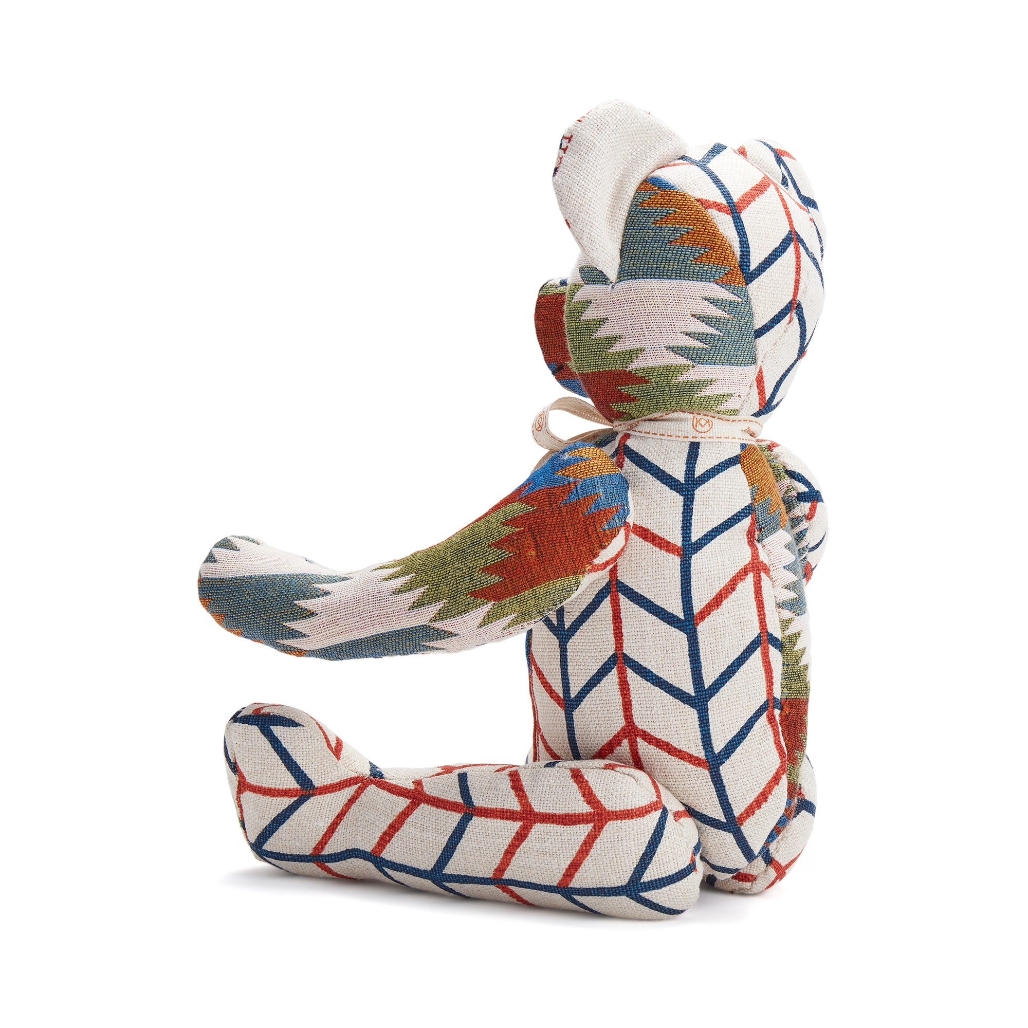 Large Willow Bear Patchwork Animal - Geometric Autumn (Special Edition)