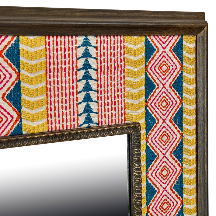 Kiowa Rainbow Fabric Mirror