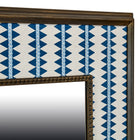 Diamond Stripe Fabric  Mirror