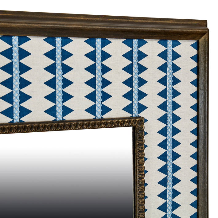 Diamond Stripe Fabric  Mirror