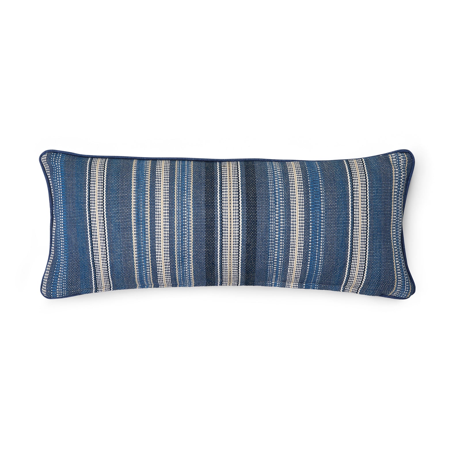 Rainstorm Blue Bolster Cushion