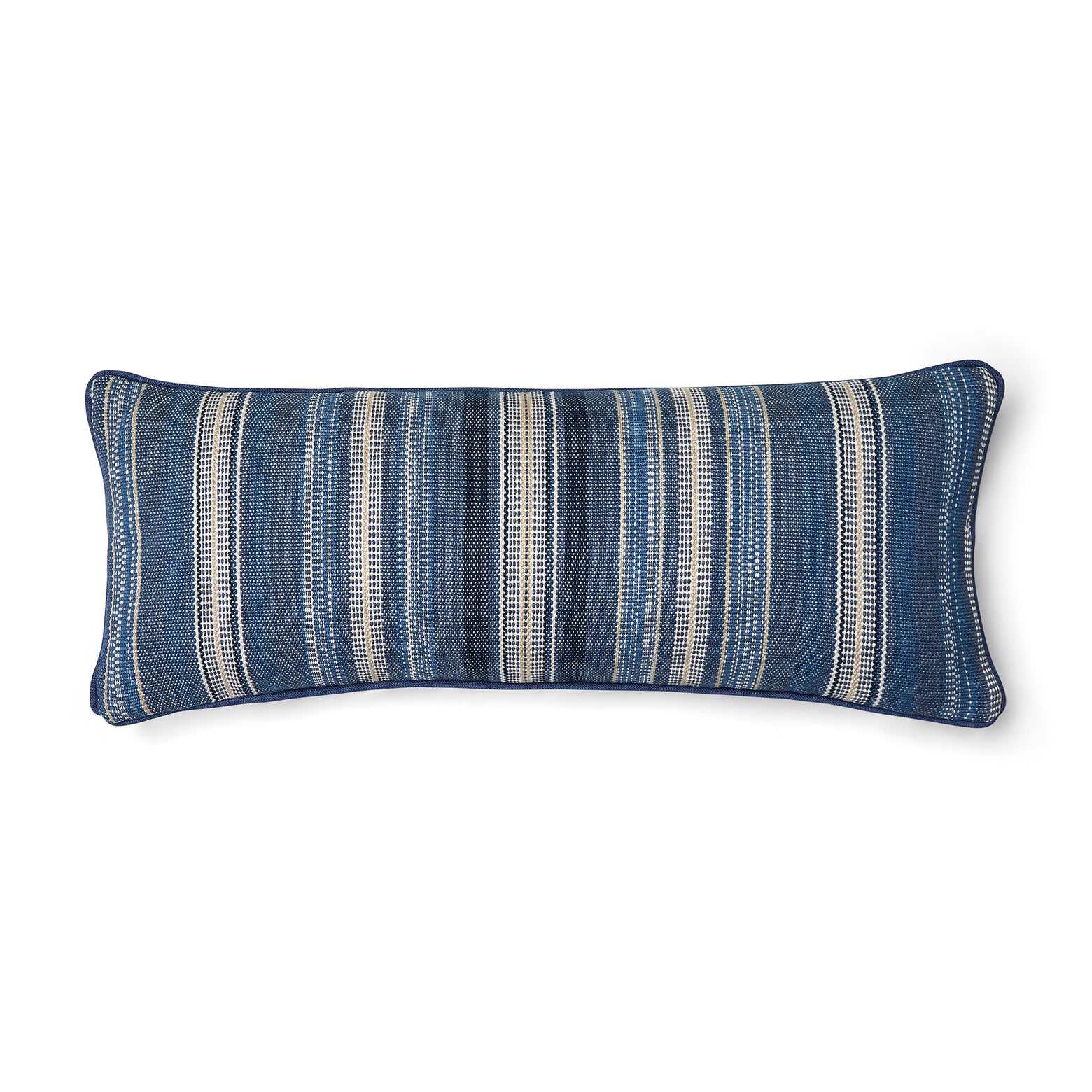 Rainstorm Blue Bolster Cushion