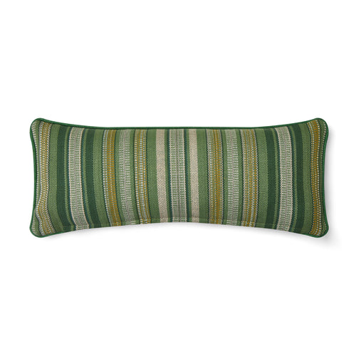 Rainstorm Green Bolster Cushion