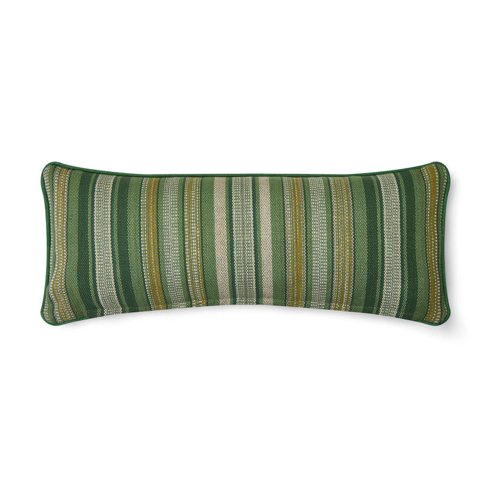 Rainstorm Green Bolster Cushion