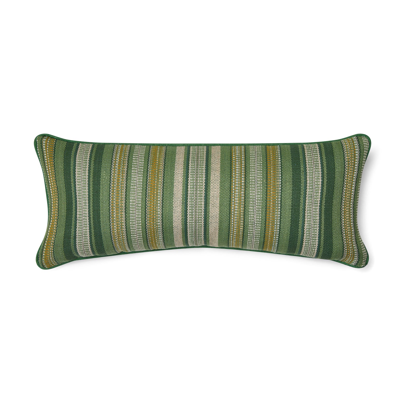 Rainstorm Green Bolster Cushion