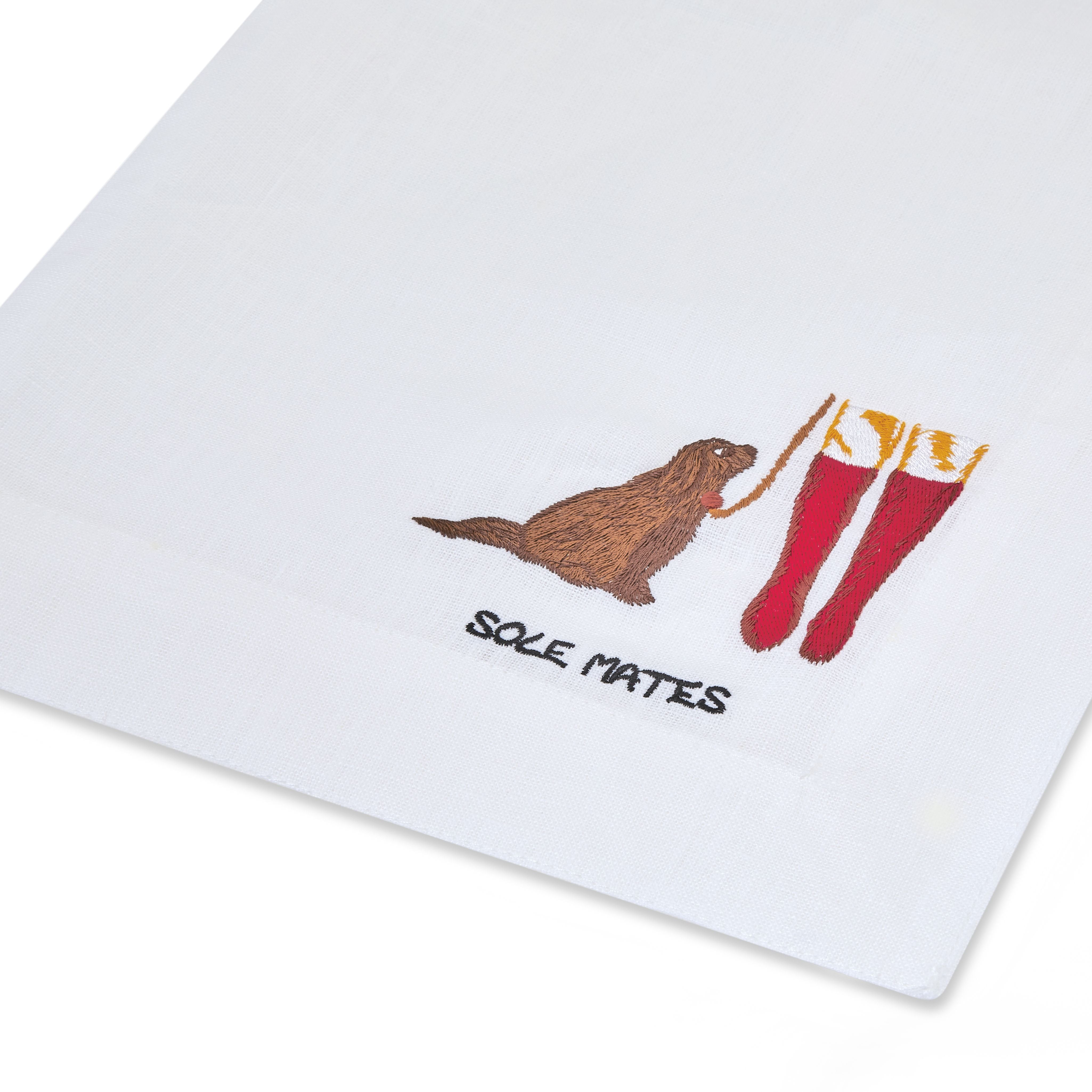 Doodles Linen Napkin - Individual