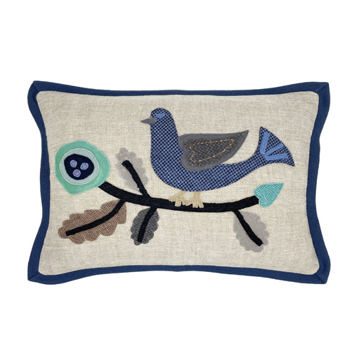 Dawn Chorus Applique Cushion