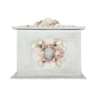 White Shells Ribbon Decorative Box