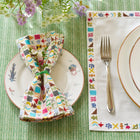 Set of 6 Checkmate Embroidered Placemats