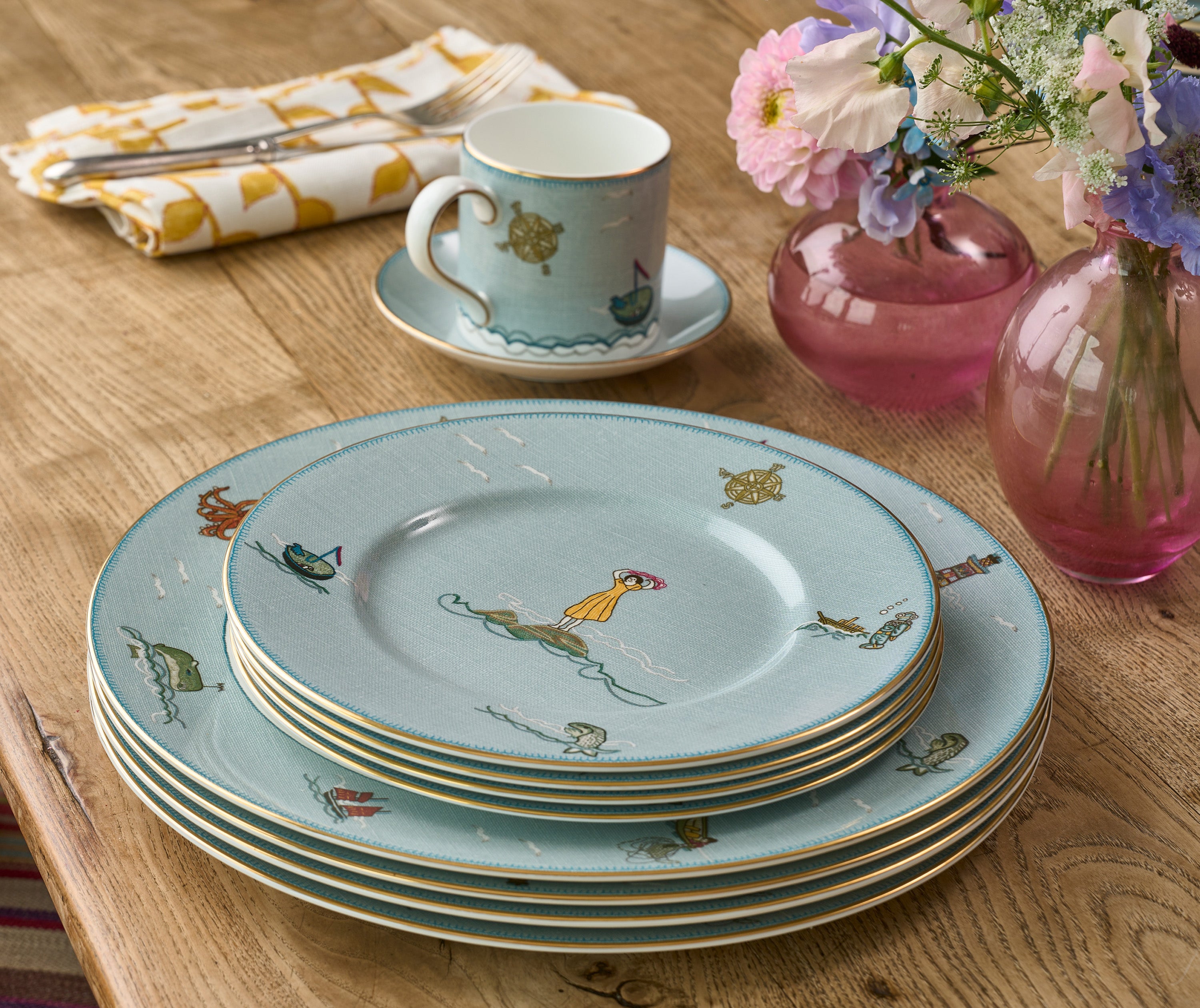 Sailor's Farewell  Afternoon Tea Plate