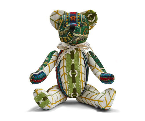 Large Willow Bear Patchwork Animal- Small Way Ribbon (Special Edition)