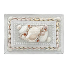 White Shells Ribbon Decorative Box