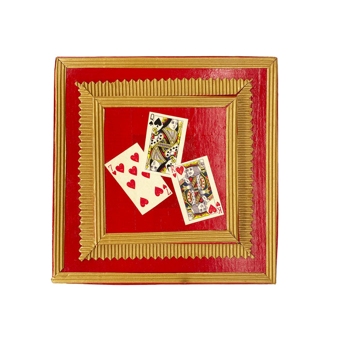 Playing Cards Red Decorative Box