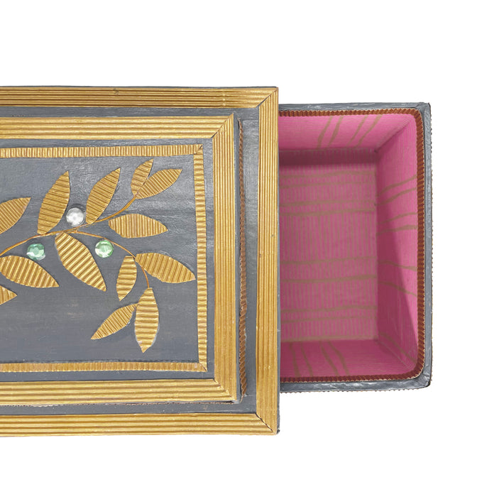 Leaf Gem  Decorative Box