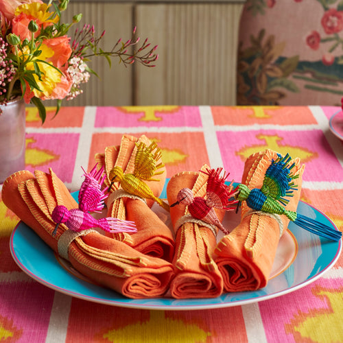 Bright Bird Napkin Rings