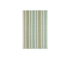 Part of Kit Kemp's new collection, with Annie Selke for spring Long Slade is a stylish, colourful and whimsical take on a classic stripe in bright shades of teals and greens. This is soft underfoot cotton, both versatile and durable this rug adds a touch of colour to any room, and even works well in your bathroom. size 2x3