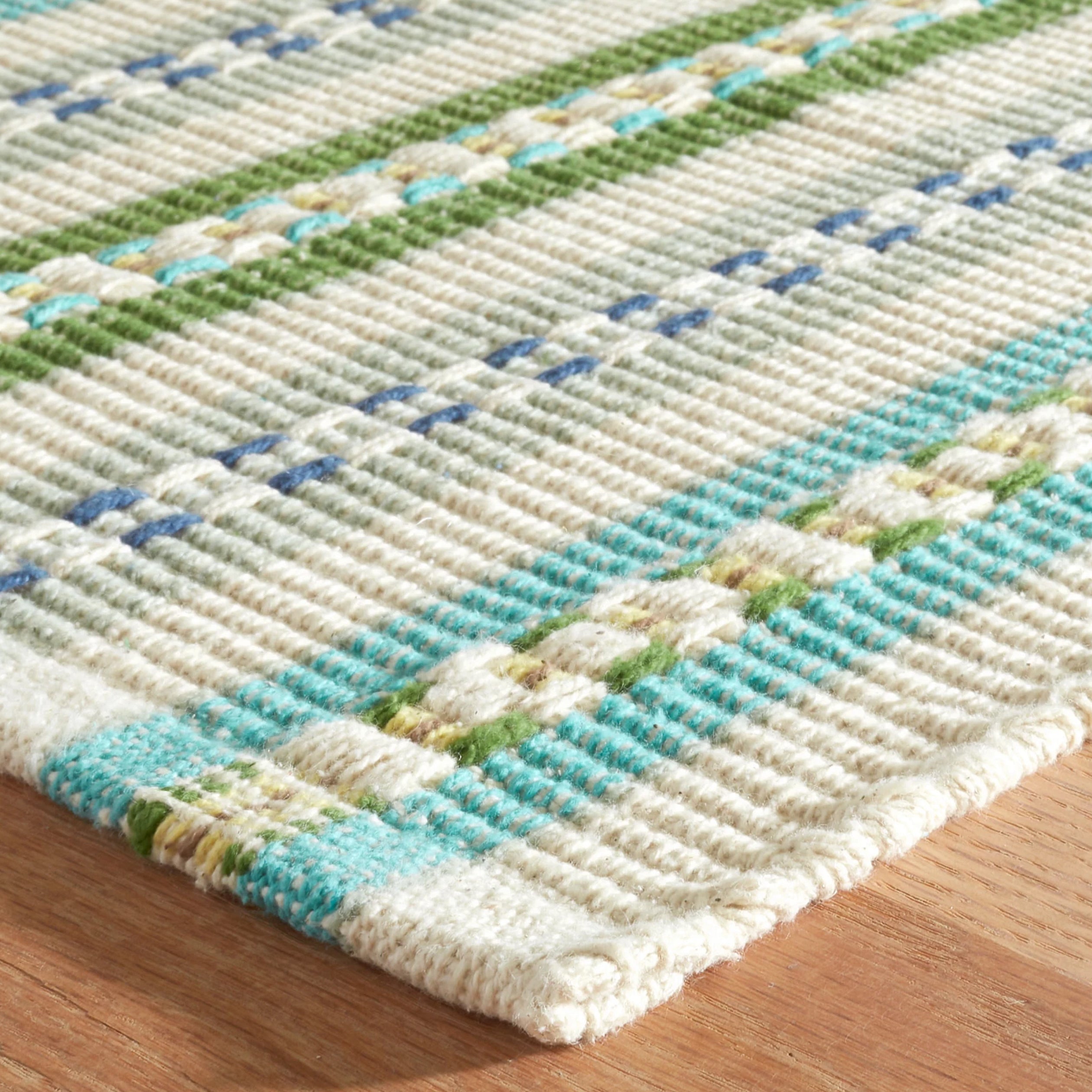 Long Slade Teal - Small Rug