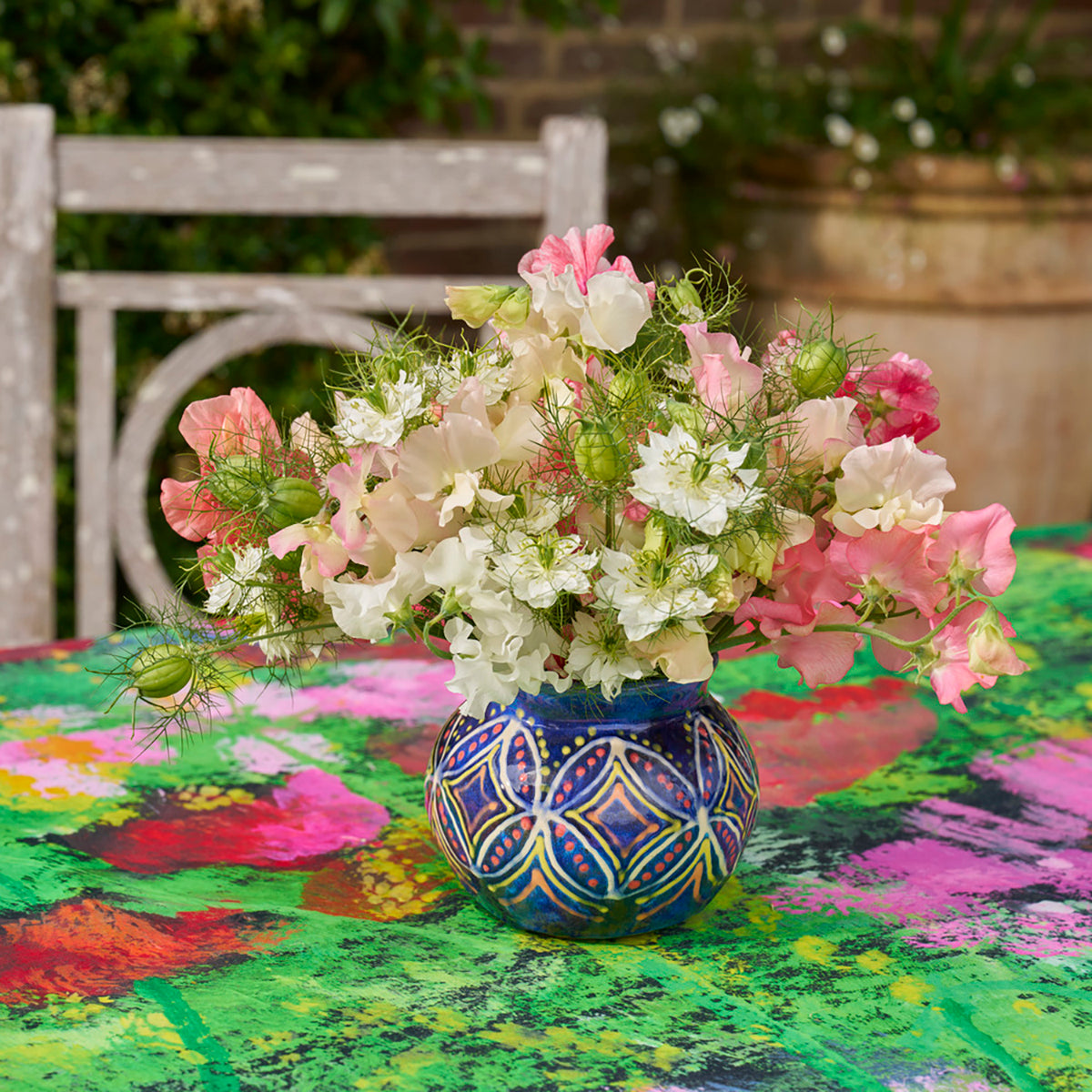 Earthworks Collection Lotus Vase by Shop Kit Kemp, handcrafted ceramic vase inspired by the elegant form of the lotus flower.