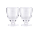 These Flow low ball glasses have elegant curved curved bowls, and short stemmed feet, ideal to hold in your palm, should you not wish to melt the ice of your favourite drink!, Sold in boxed sets of 2,