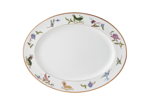 39cm oval plate front view