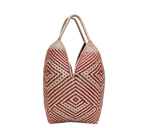 Medium Cross Basket - Red