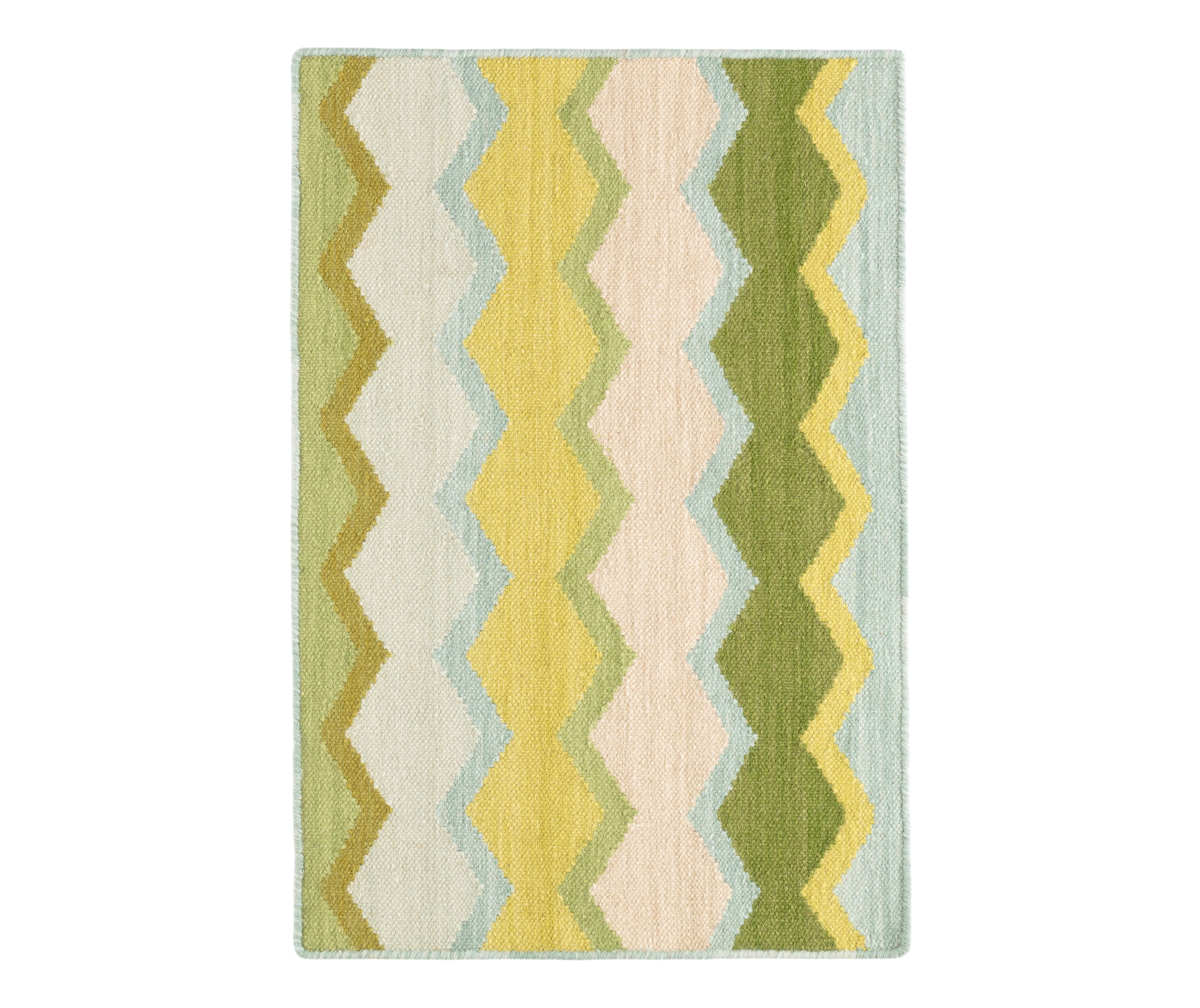 Safety Net green rug from Capsule collection by Shop Kit Kemp
