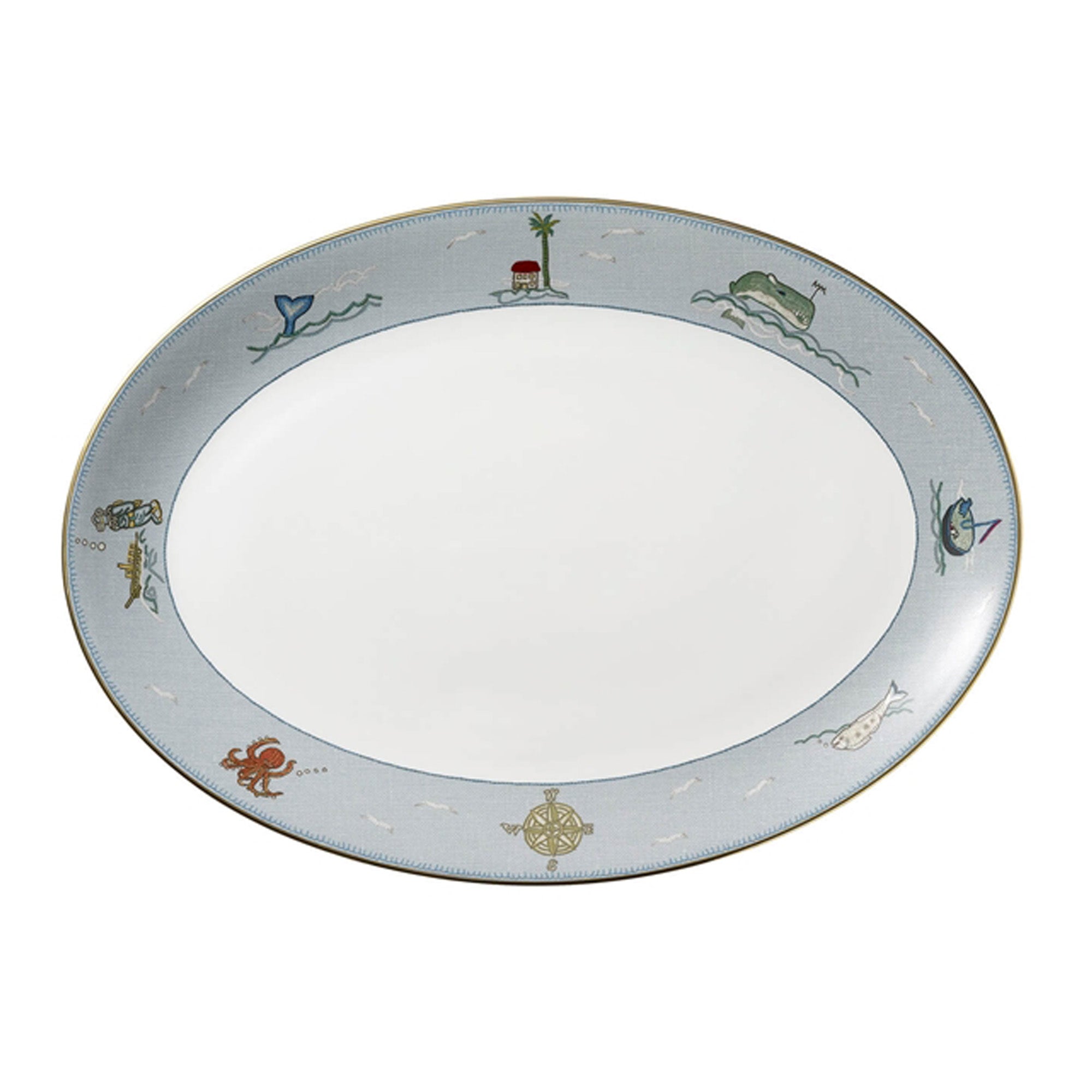 Sailor's Farewell Oval Platter Large