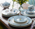 Sailor's Farewell decorative charger plate with a colourful nautical-inspired design by Kit Kemp