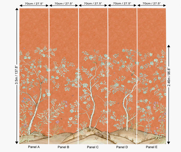 Detailed shot of the Songbird wallpapers' panel layout.