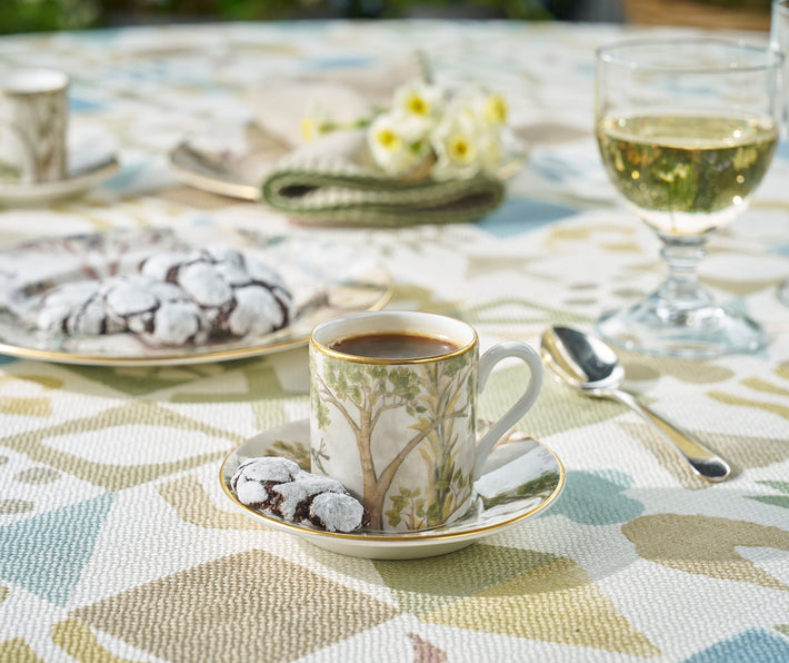 Tall Trees Espresso Cup and Saucer