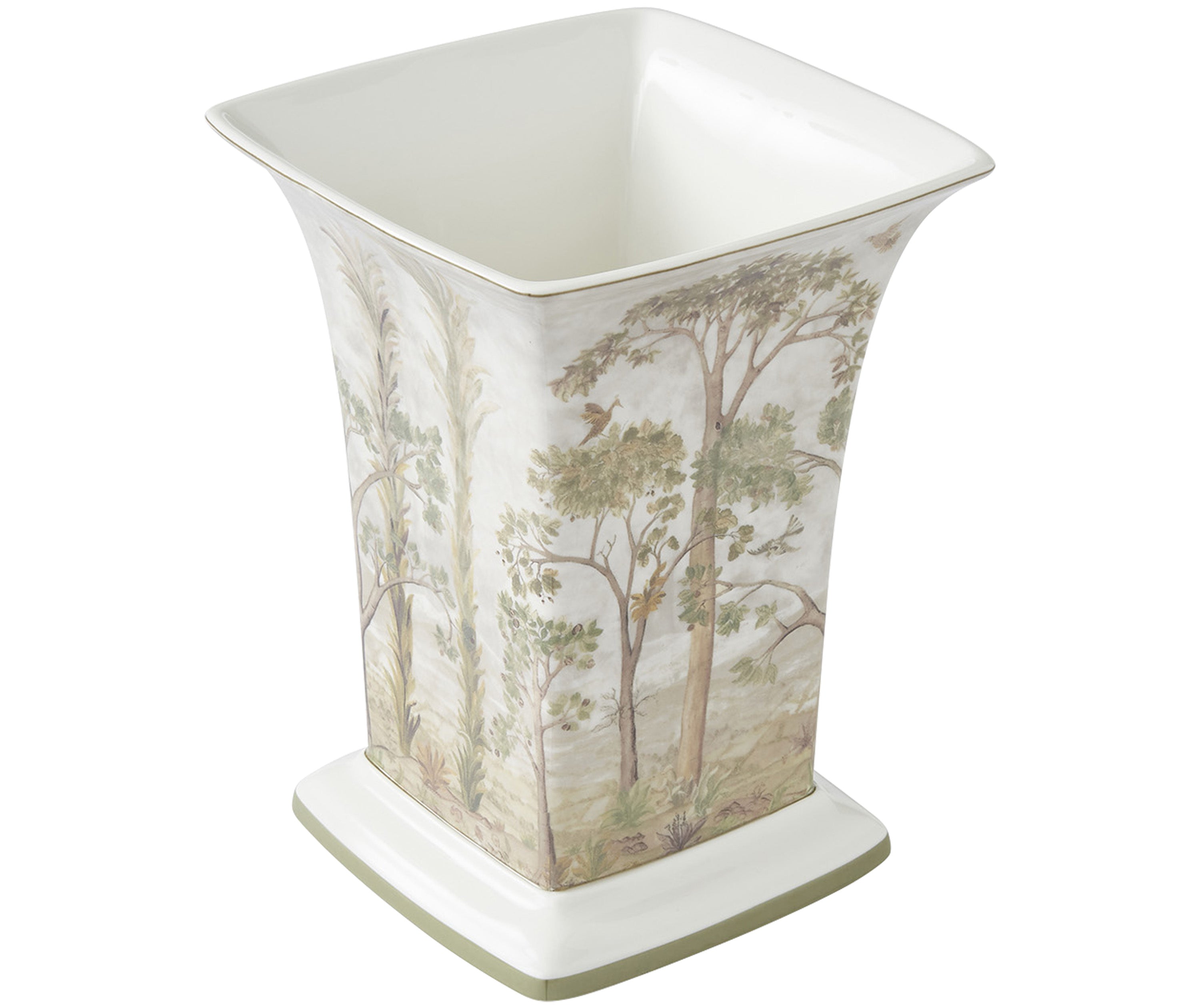 Tall Trees Square Vase