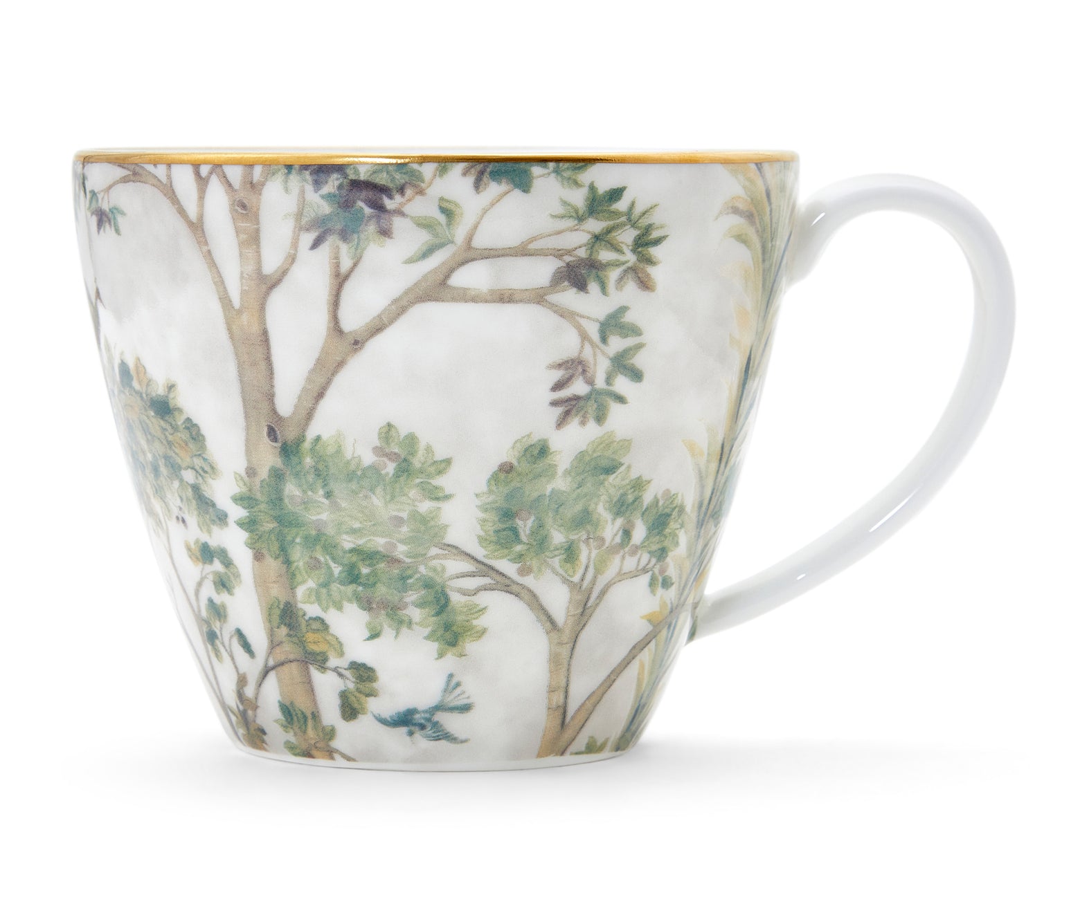 Tall Trees Breakfast Cup and Saucer Set of 2