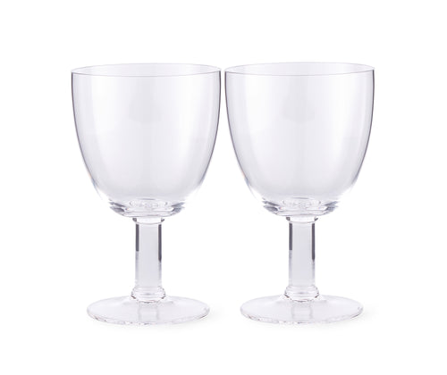 Sold in boxed sets of 2, the Flow wine glass, is a curvaceous curved bowl, and elegant stem and is designed to allow room for your wine to breath, and flow, ideal for every use.