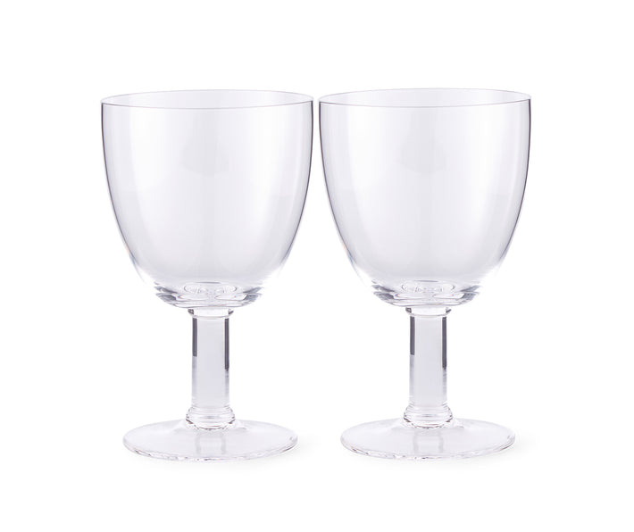 Sold in boxed sets of 2, the Flow wine glass, is a curvaceous curved bowl, and elegant stem and is designed to allow room for your wine to breath, and flow, ideal for every use.