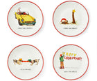 This set of 4 Tid-bit plates are ideal dessert plates for a fun and informal christmas tea party, and feature 4 of the doodle designs, which embrace the joy of life, with witty tag lines, and vibrant colour. These are a joyful addition to your festive china collection and a perfect gift for those who love this time of year